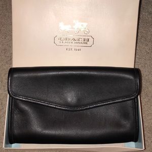 Vintage Coach Clutch - Black